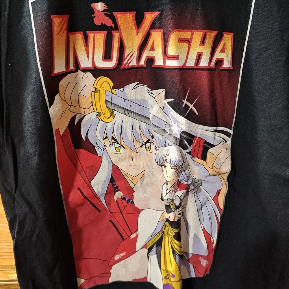 Official Inuyasha Anime T-Shirt Size Large Viz Media Sunrise.